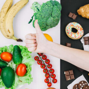 Healthy food vs Unhealthy food